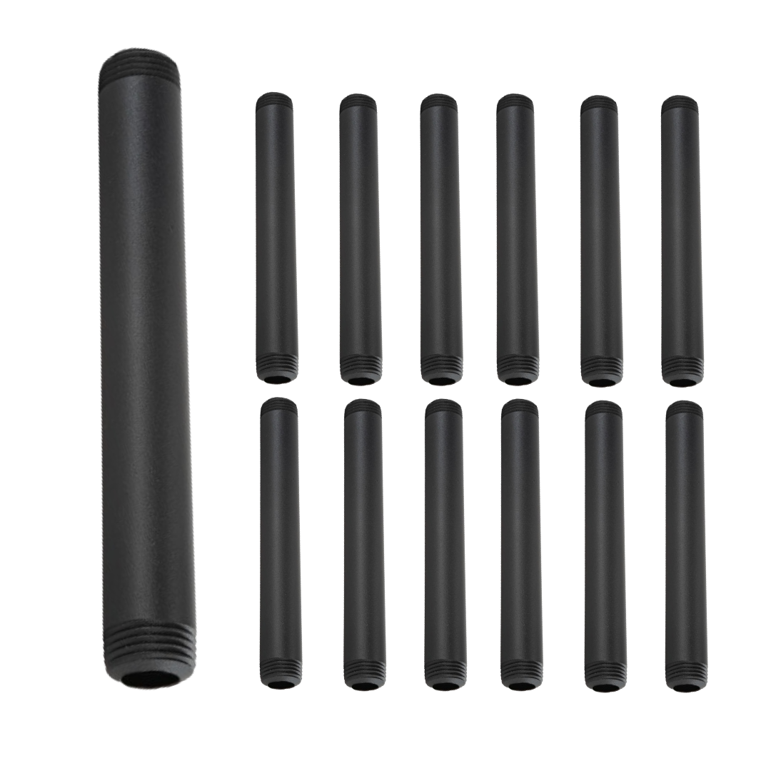 Steel Pipe 1/2in Standard Grade 10 in Length