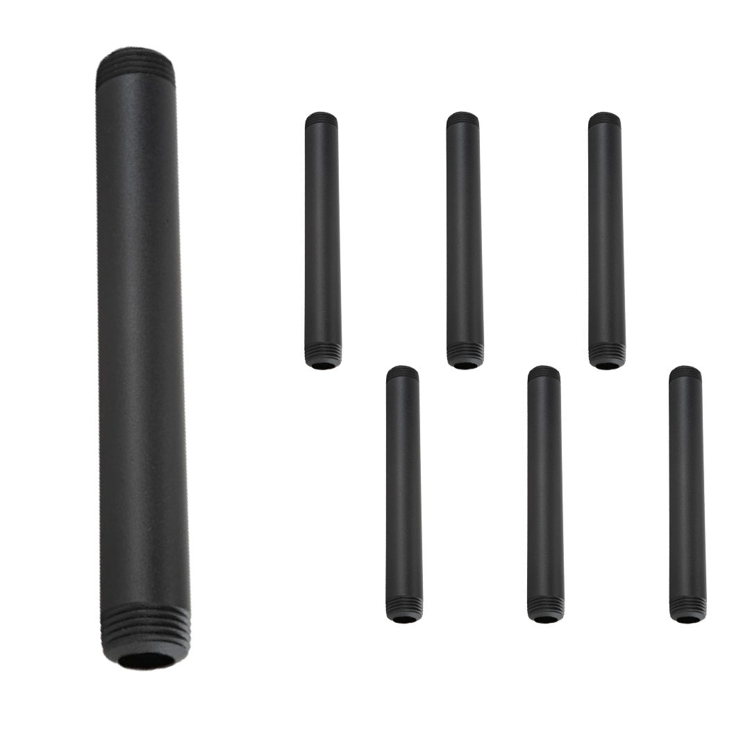 Steel Pipe 1/2in Standard Grade 10 in Length