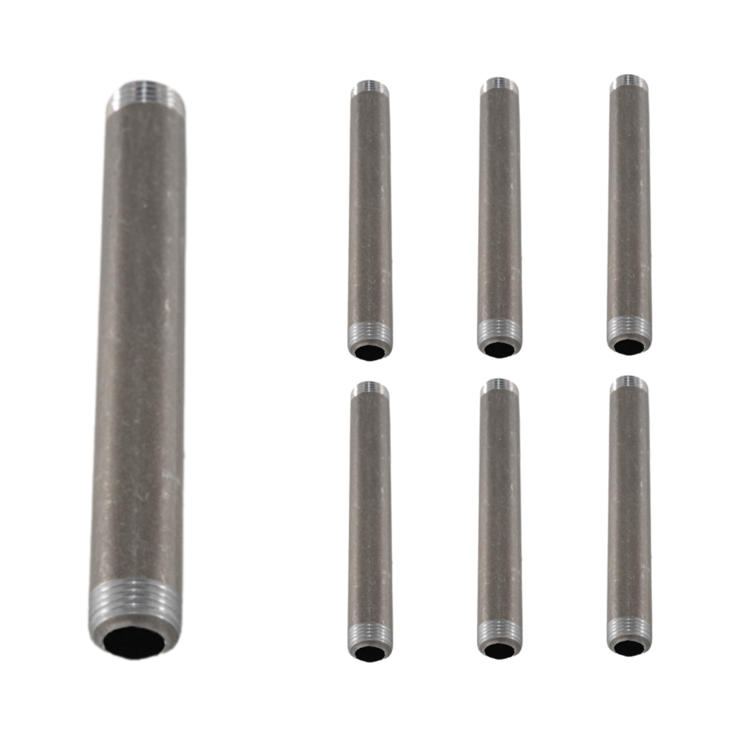 Steel Pipe 3/4in Standard Grade 8 in Length