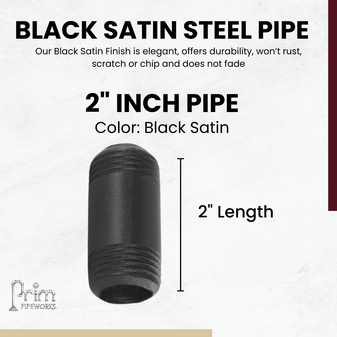 Steel Pipe 1/2in Standard Grade 2 in Length