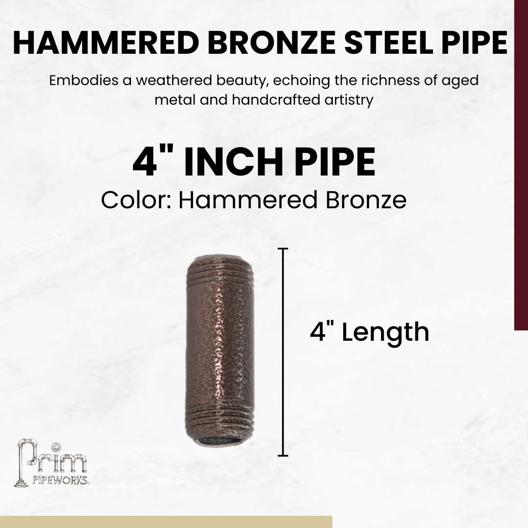 Steel Pipe 3/4in Standard Grade 4 in Length