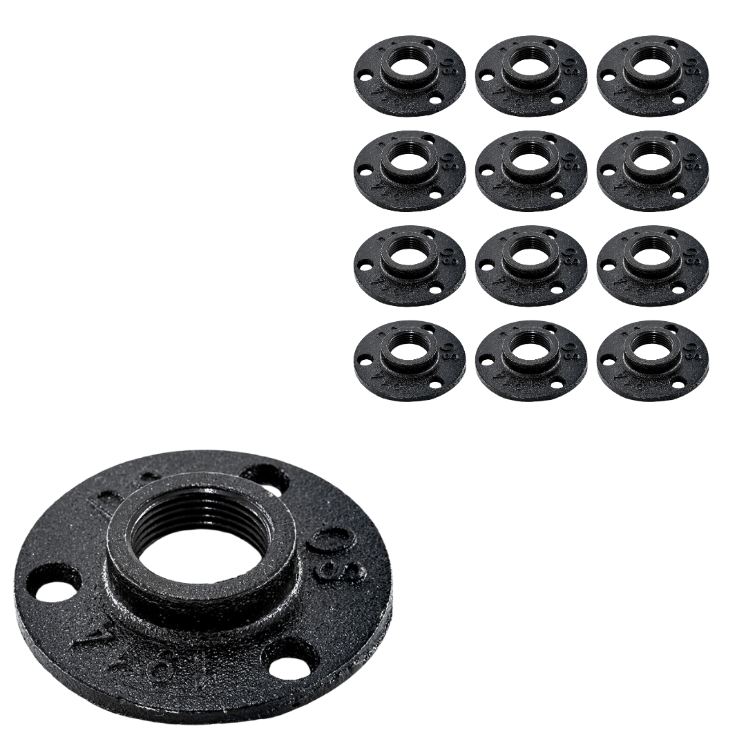Flange 3-hole 3/4in Standard Grade