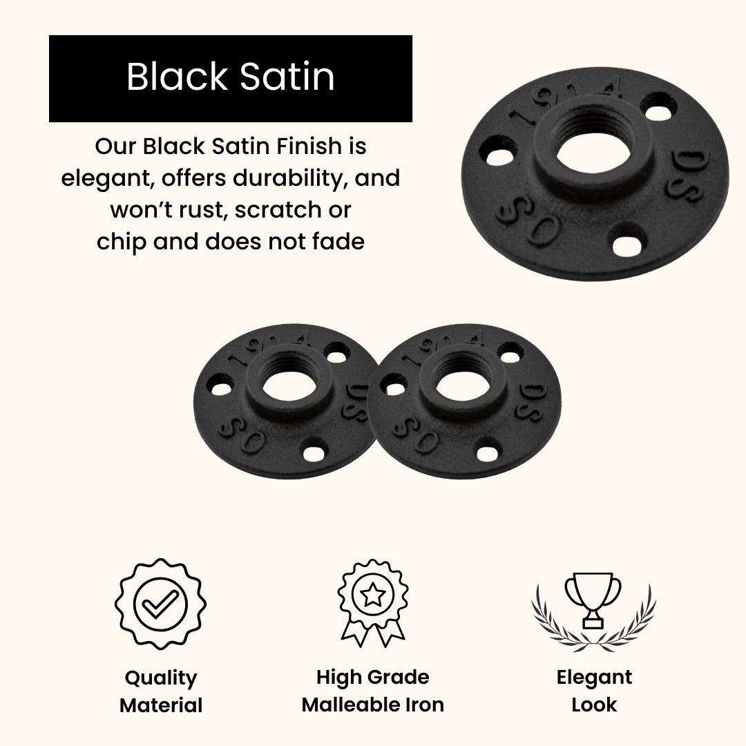 Flange 3-hole 3/4in Standard Grade