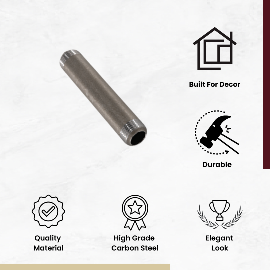 Steel Pipe 3/4in Standard Grade 4 in Length