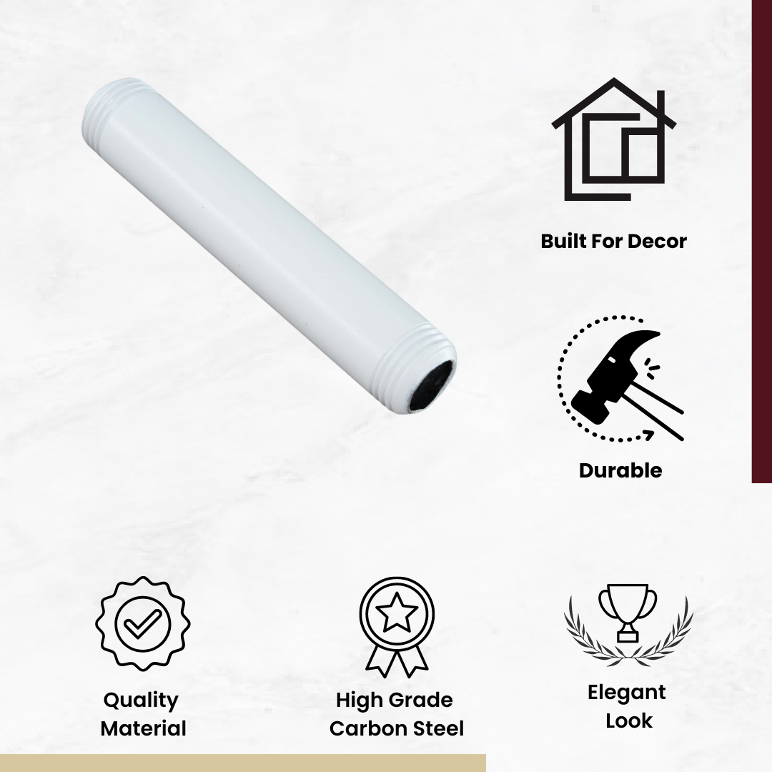 Steel Pipe 1/2in Standard Grade 8 in Length