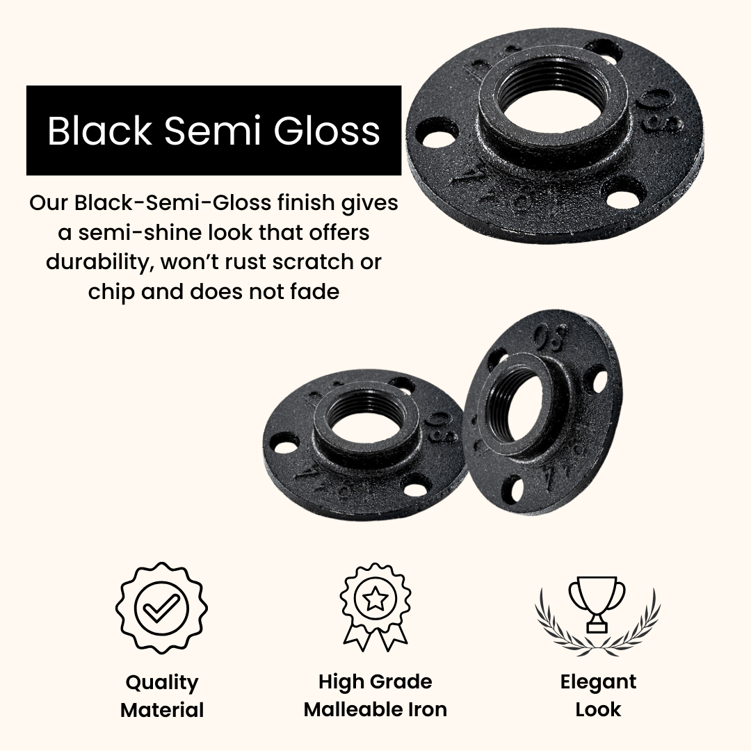 Flange 3-hole 3/4in Standard Grade