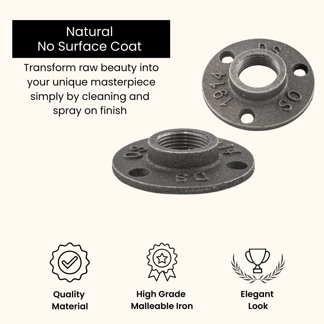 Flange 3-hole 3/4in Standard Grade