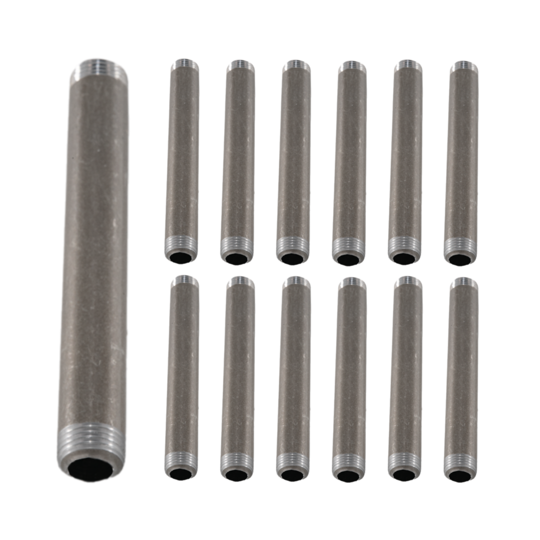 Steel Pipe 3/4in Standard Grade 8 in Length