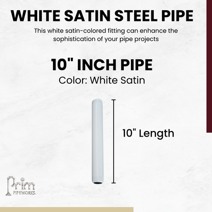 Steel Pipe 3/4in Standard Grade 10 in Length