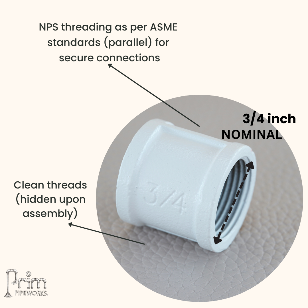 Coupling 3/4in Standard Grade