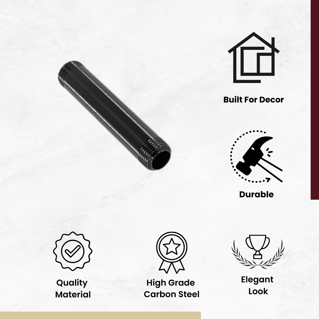 Steel Pipe 3/4in Standard Grade 4 in Length